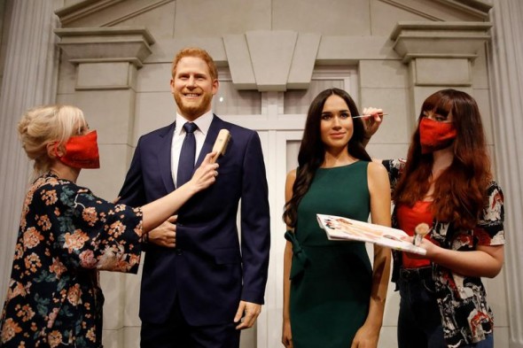 Prințul Harry și Meghan Markle și-au pierdut locul în familia britanică și la faimosul muzeu Madame Tussauds